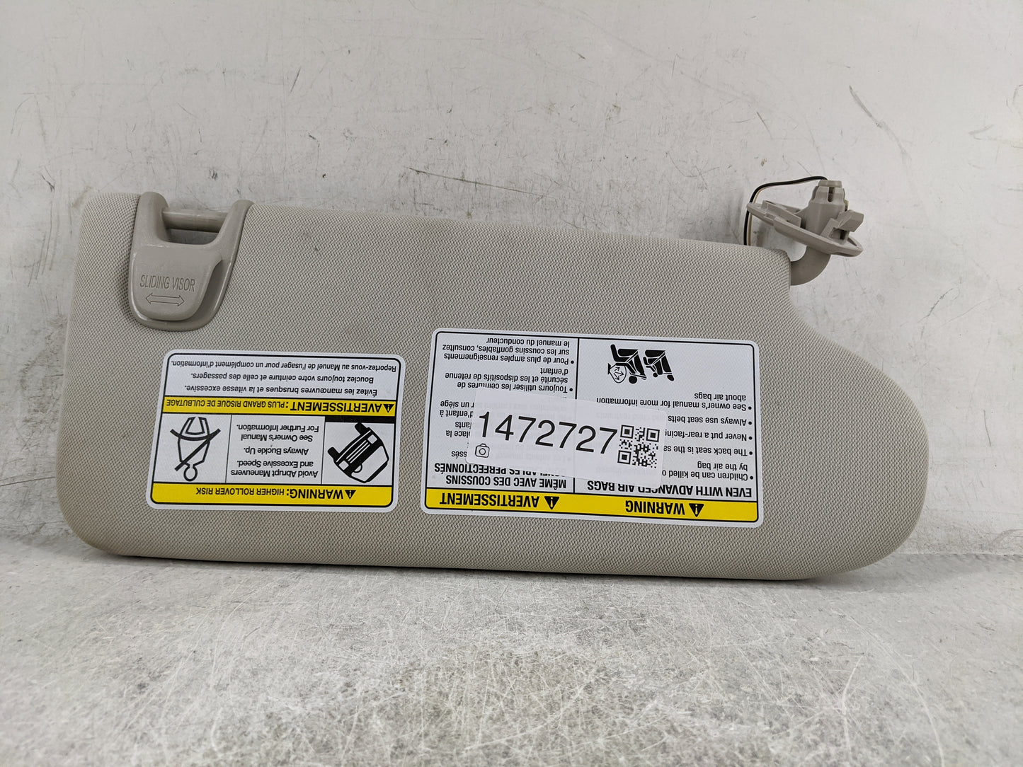 2019-2020 Infiniti Qx50 Sun Visor Shade Replacement Driver Left Mirror Fits Fits 2019 2020 OEM Used Auto Parts - Oemusedauto