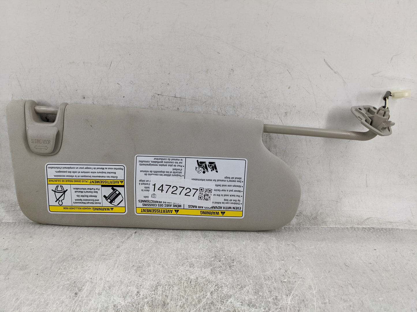 2019-2020 Infiniti Qx50 Sun Visor Shade Replacement Driver Left Mirror Fits Fits 2019 2020 OEM Used Auto Parts - Oemusedauto