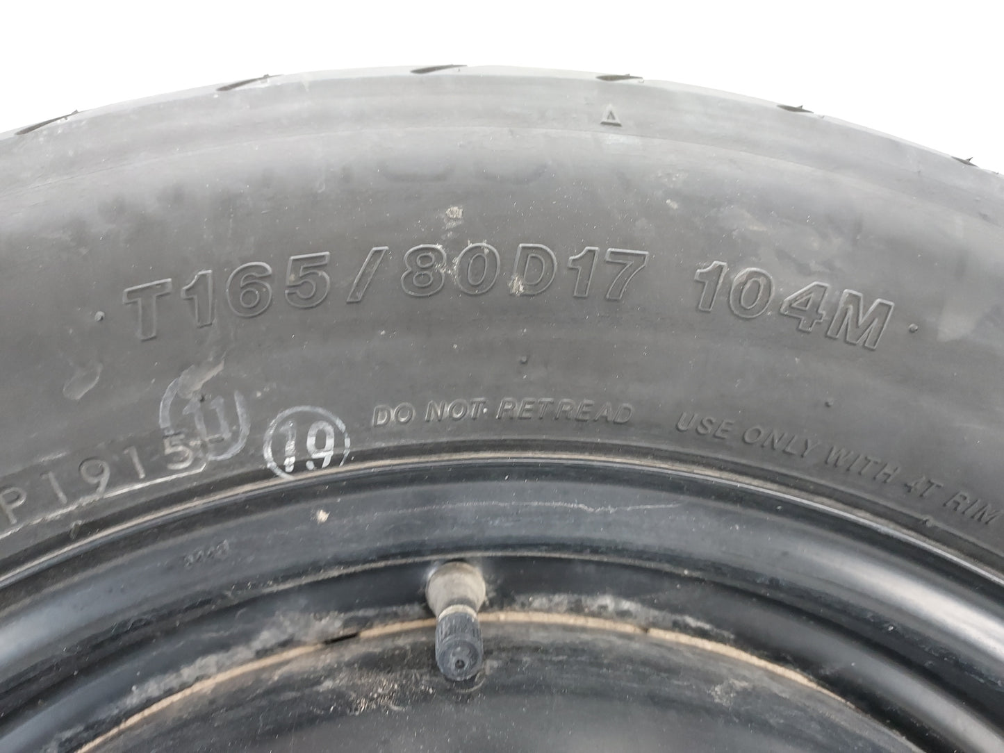 2014-2022 Jeep Cherokee Spare Donut Tire Wheel Rim Oem 1420768 - Oemusedautoparts1.com