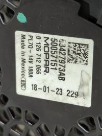 2023 Jeep Compass Alternator Replacement Generator Charging Assembly Engine OEM P/N:68427973AB Fits OEM Used Auto Parts - Oe
