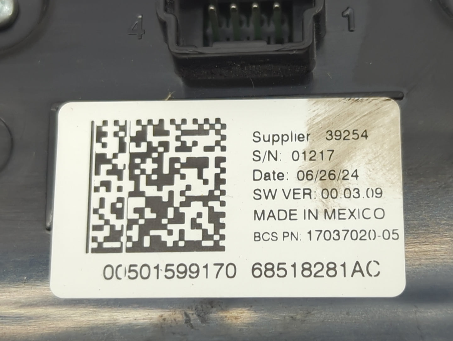 2023 Jeep Compass Climate Control Module Temperature AC/Heater Replacement P/N:68518281AC 17037020-05, 00501599170 Fits OEM 
