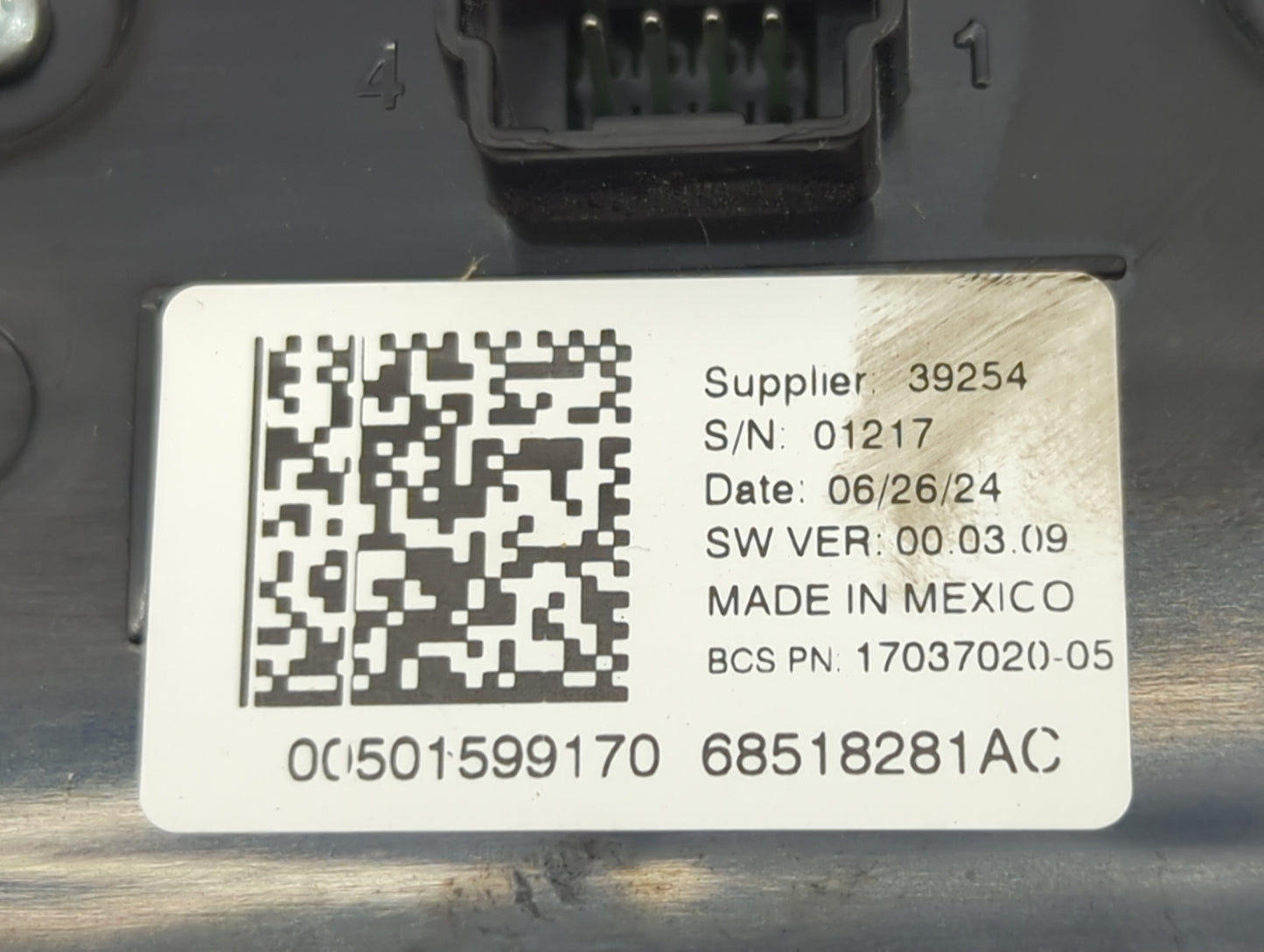 2023 Jeep Compass Climate Control Module Temperature AC/Heater Replacement P/N:68518281AC 17037020-05, 00501599170 Fits OEM 