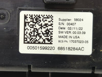 2023 Jeep Compass Climate Control Module Temperature AC/Heater Replacement P/N:68518284AC 17037023-05, 00501599220 Fits OEM 