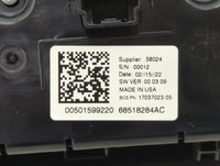 2023 Jeep Compass Climate Control Module Temperature AC/Heater Replacement P/N:68518284AC 17037023-05, 00501599220 Fits OEM 