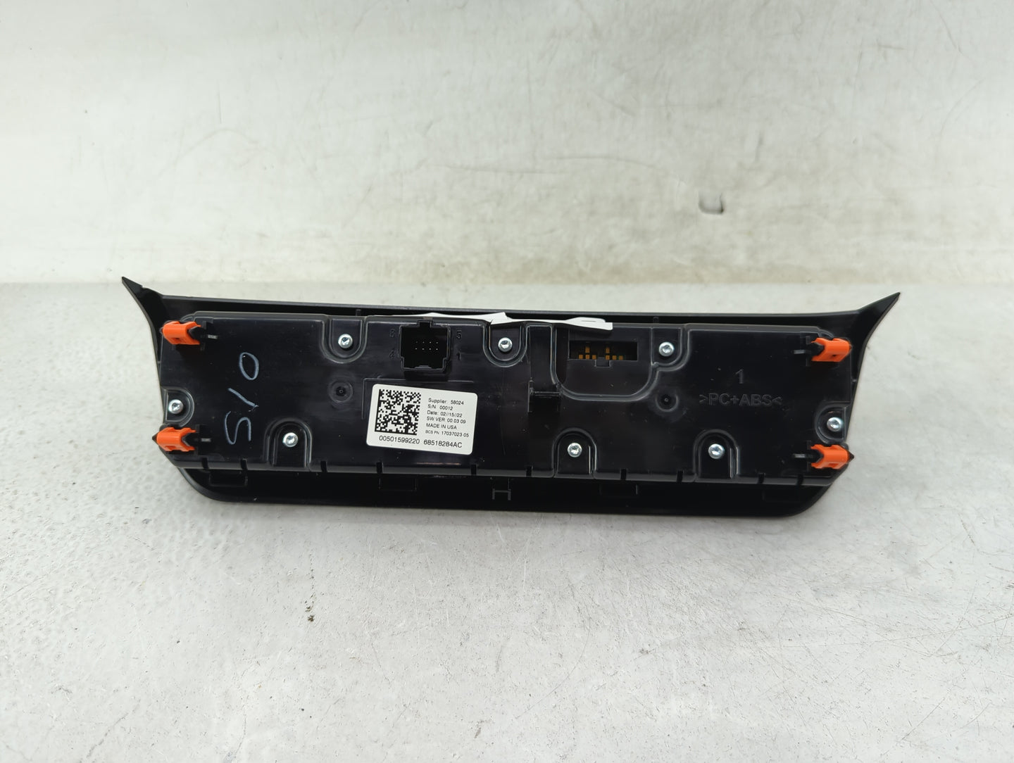 2023 Jeep Compass Climate Control Module Temperature AC/Heater Replacement P/N:68518284AC 17037023-05, 00501599220 Fits OEM 