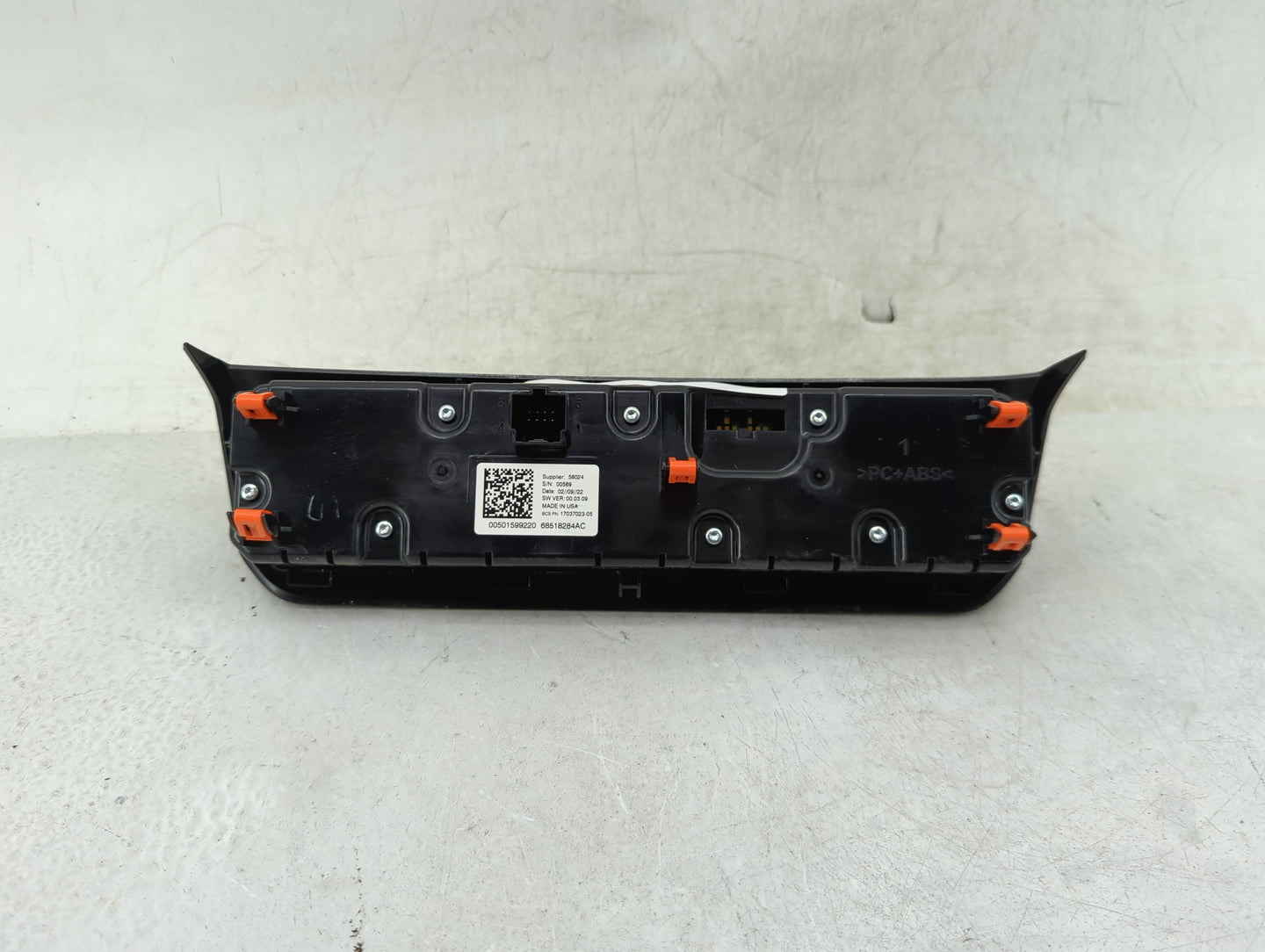 2023 Jeep Compass Climate Control Module Temperature AC/Heater Replacement P/N:68518284AC 17037023-05, 00501599220 Fits OEM 
