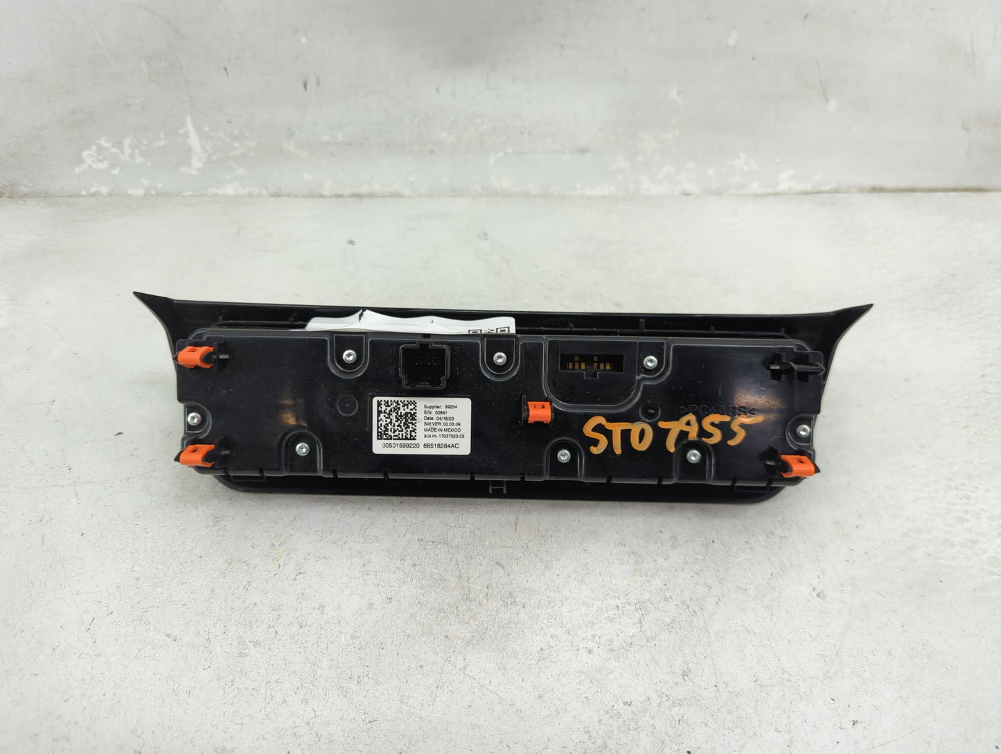 2023 Jeep Compass Climate Control Module Temperature AC/Heater Replacement P/N:68518284AC 17037023-05, 00501599220 Fits OEM 