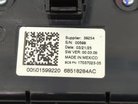 2023 Jeep Compass Climate Control Module Temperature AC/Heater Replacement P/N:68518284AC 17037023-05 Fits OEM Used Auto Par