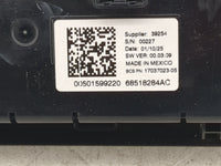 2023 Jeep Compass Climate Control Module Temperature AC/Heater Replacement P/N:68518284AC 17037023-05 Fits OEM Used Auto Par