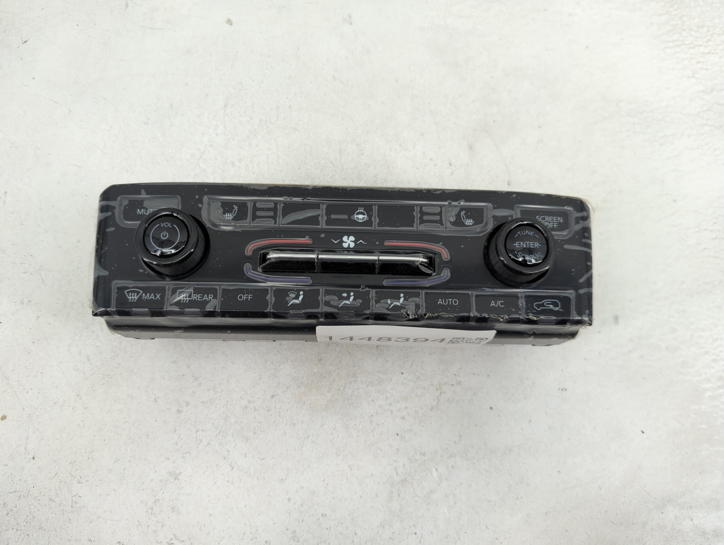 2021-2022 Jeep Grand Cherokee Climate Control Module Temperature AC/Heater Replacement P/N:P68376525AC MX237050-3567 Fits OE