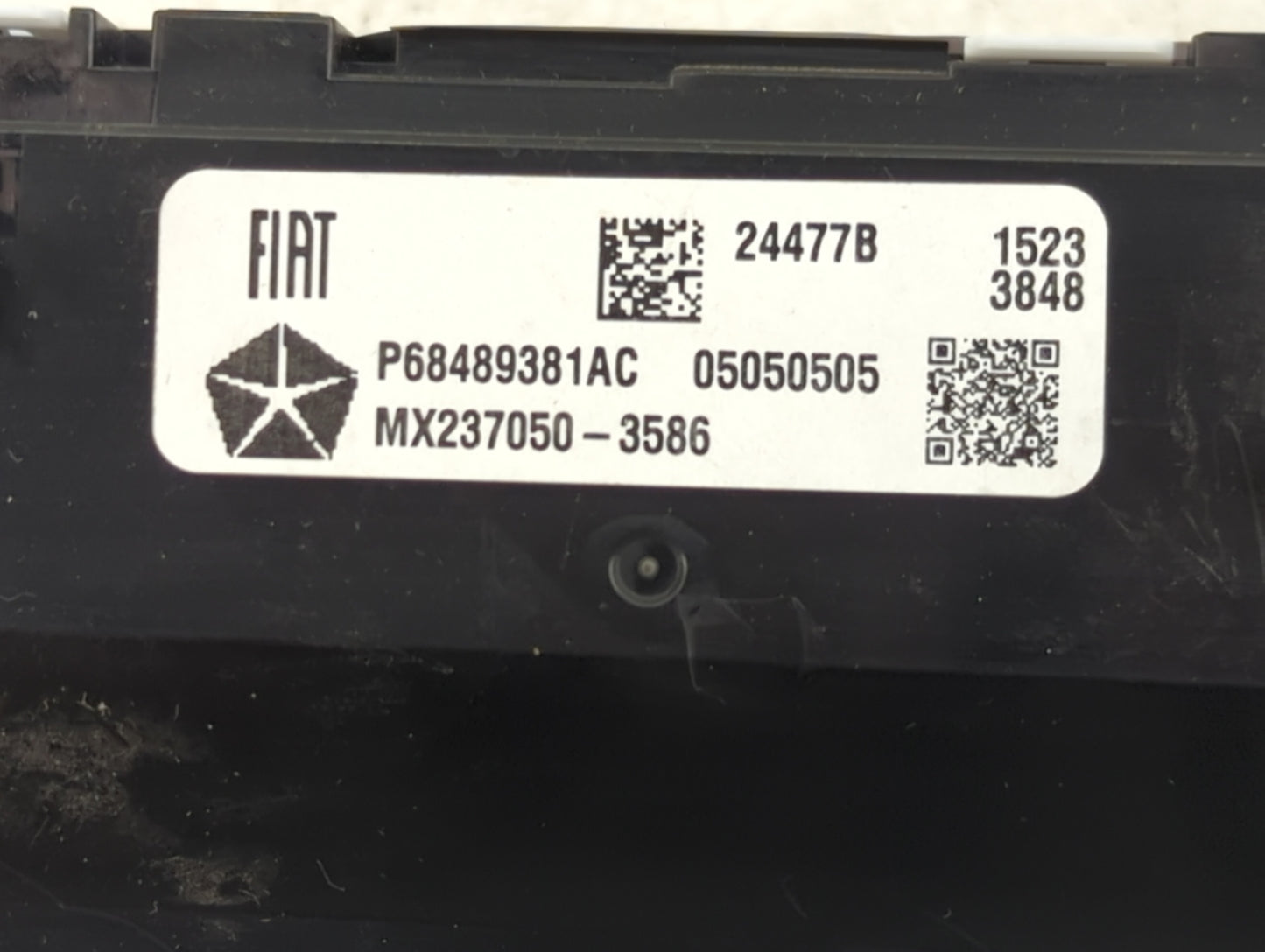 2021-2022 Jeep Grand Cherokee Climate Control Module Temperature AC/Heater Replacement P/N:P68489381AC Fits Fits 2021 2022 O