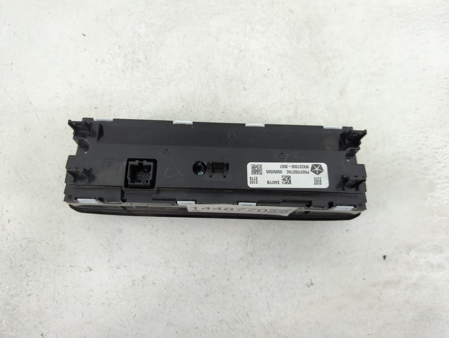 2021-2022 Jeep Grand Cherokee Climate Control Module Temperature AC/Heater Replacement P/N:P68376527AC MX237050-3557 Fits OE