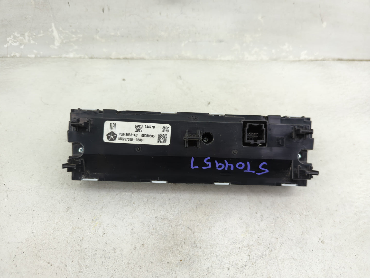 2021-2022 Jeep Grand Cherokee Climate Control Module Temperature AC/Heater Replacement P/N:P68489381AC MX237050-3586 Fits OE