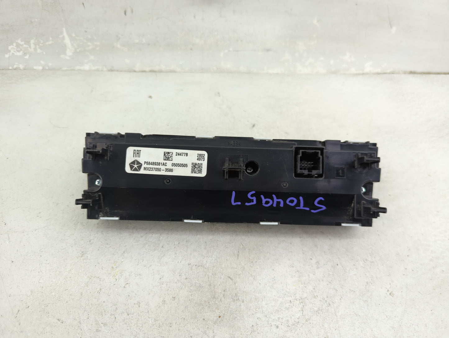 2021-2022 Jeep Grand Cherokee Climate Control Module Temperature AC/Heater Replacement P/N:P68489381AC MX237050-3586 Fits OE