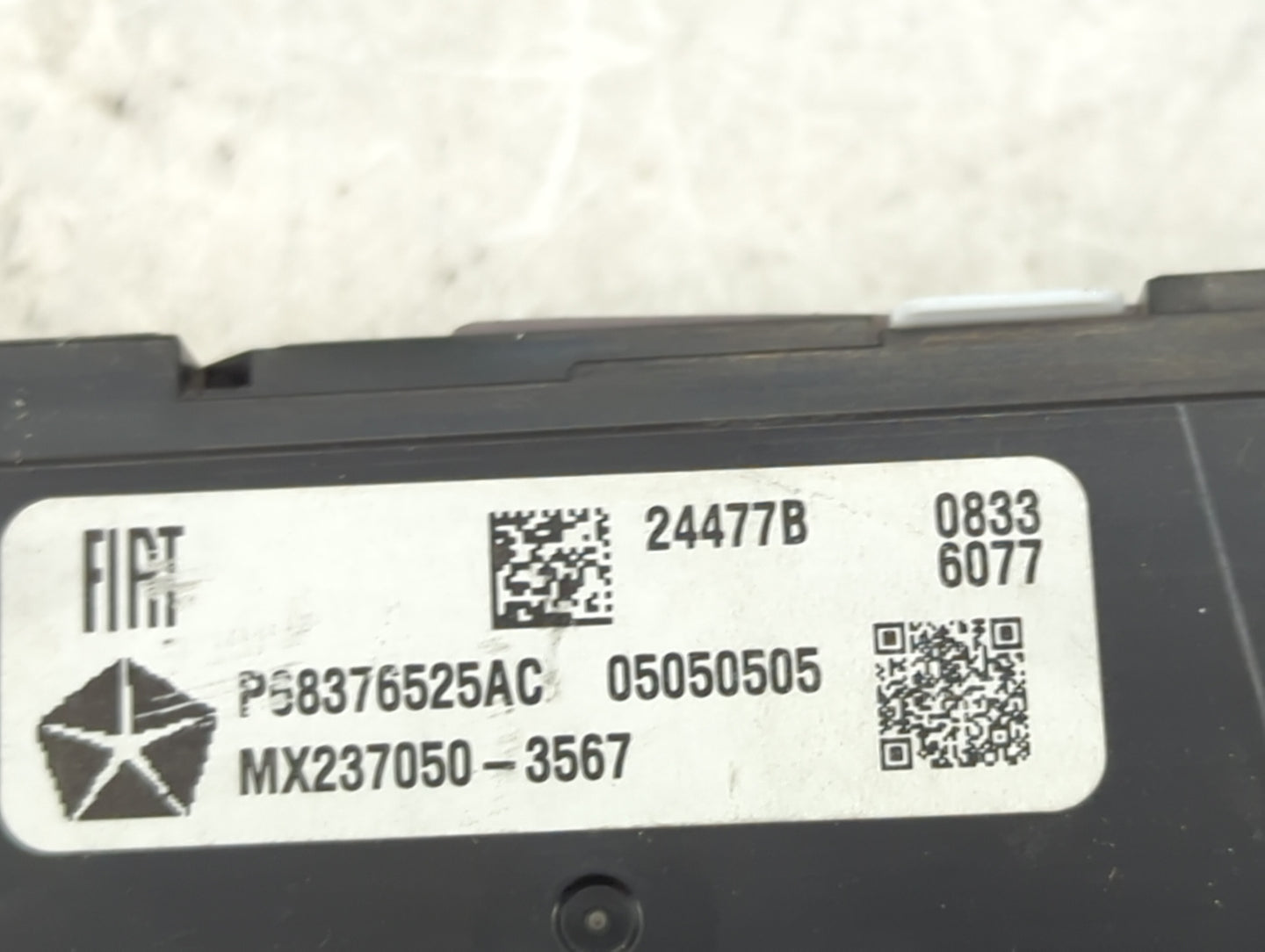 2021-2022 Jeep Grand Cherokee Climate Control Module Temperature AC/Heater Replacement P/N:P68376525AC MX237050-3567 Fits OE