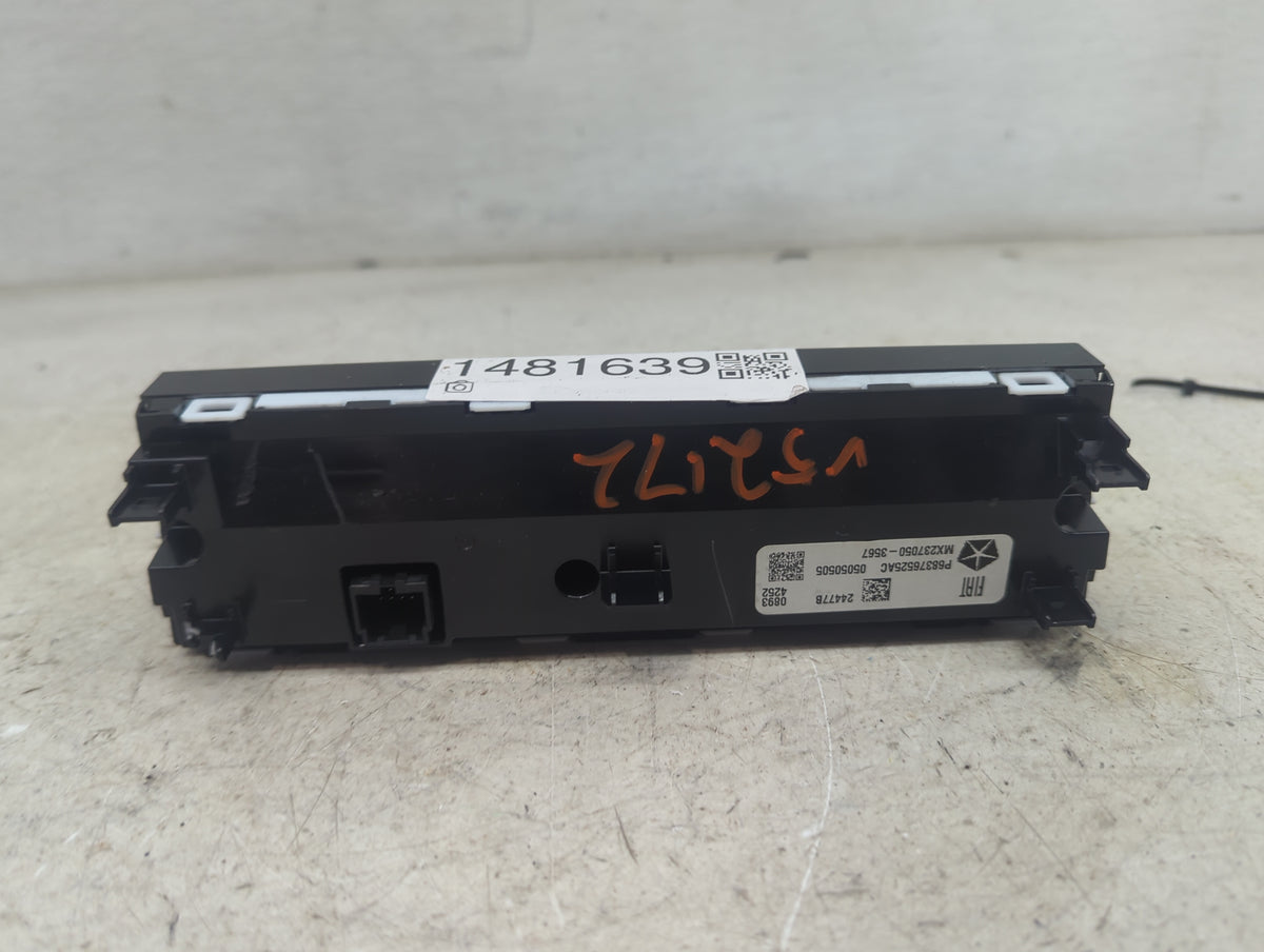 2021-2022 Jeep Grand Cherokee Climate Control Module Temperature AC/Heater Replacement P/N:P68376525AC MX237050-3567 Fits OE