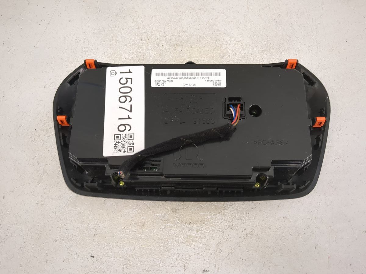 2023 Jeep Renegade Climate Control Module Temperature AC/Heater Replacement P/N:07357677860 440000489D, 91563 Fits OEM Used 