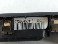 2023 Jeep Renegade Master Power Window Switch Replacement Driver Side Left P/N:07356458310 Fits OEM Used Auto Parts - Oemuse