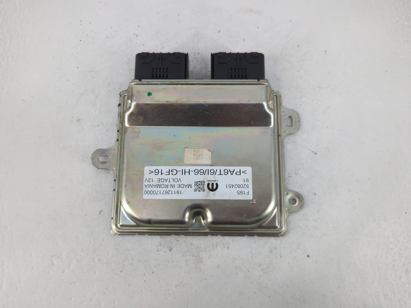2023 Jeep Renegade PCM Engine Control Computer ECU ECM PCU OEM P/N:52082451 66-HI-GF16 Fits OEM Used Auto Parts - Oemusedaut