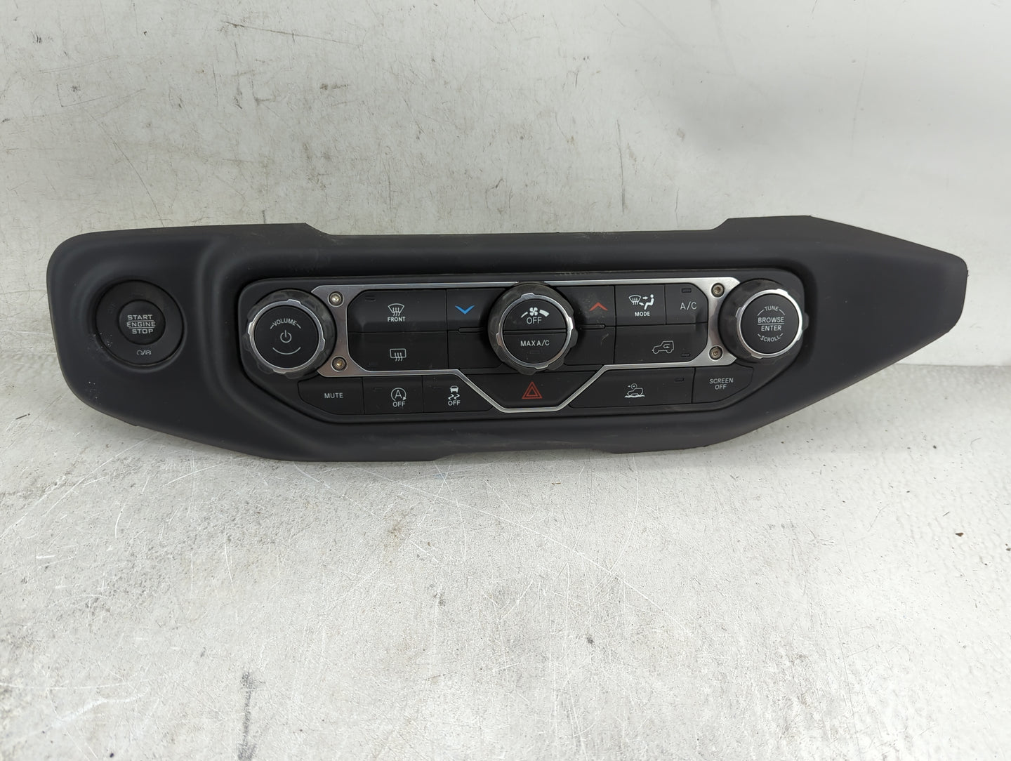 2021-2022 Jeep Wrangler Climate Control Module Temperature AC/Heater Replacement Fits Fits 2021 2022 OEM Used Auto Parts - O