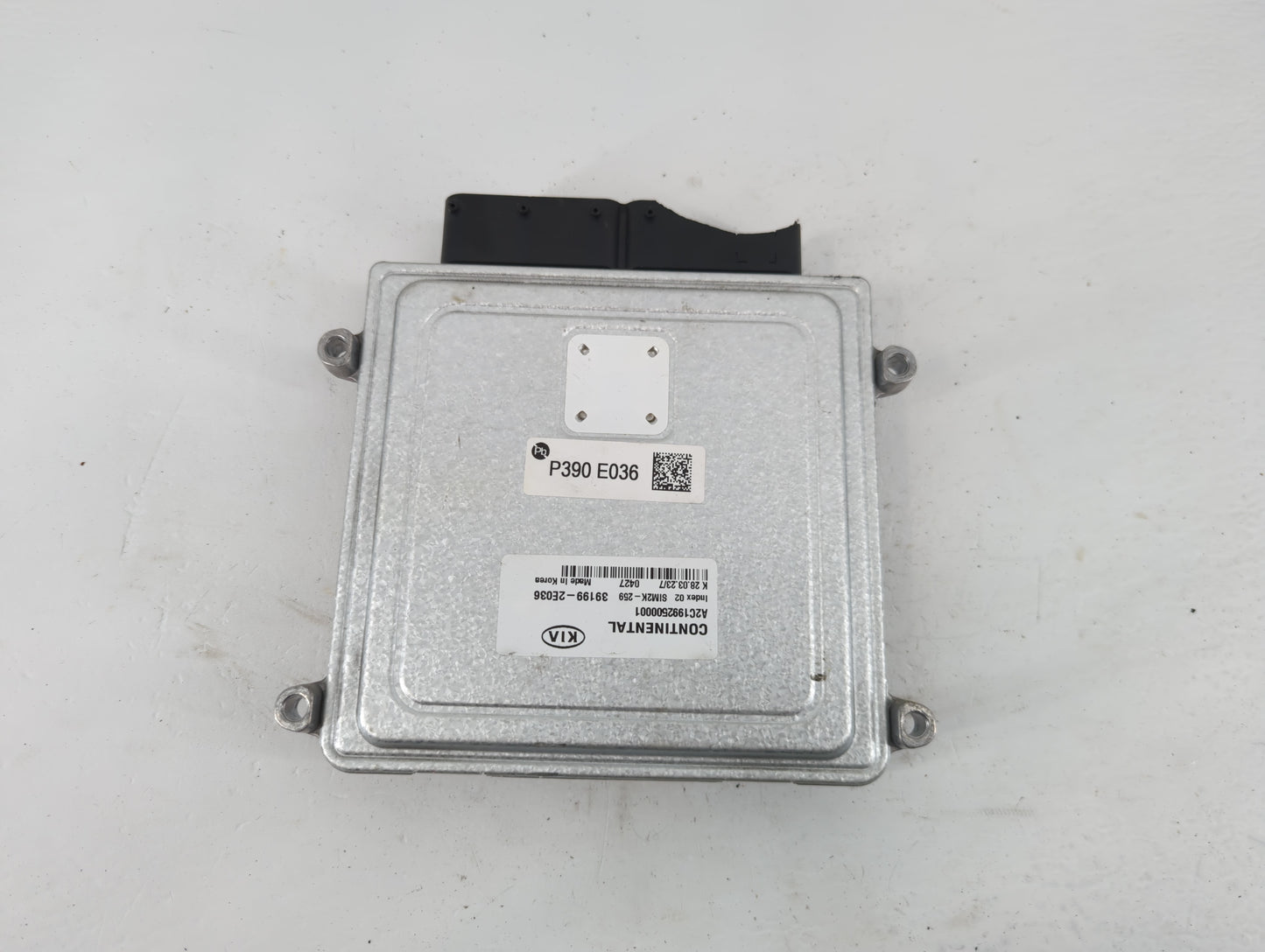 2019-2021 Kia Forte PCM Engine Control Computer ECU ECM PCU OEM P/N:39199-2E036 Fits Fits 2019 2020 2021 OEM Used Auto Parts