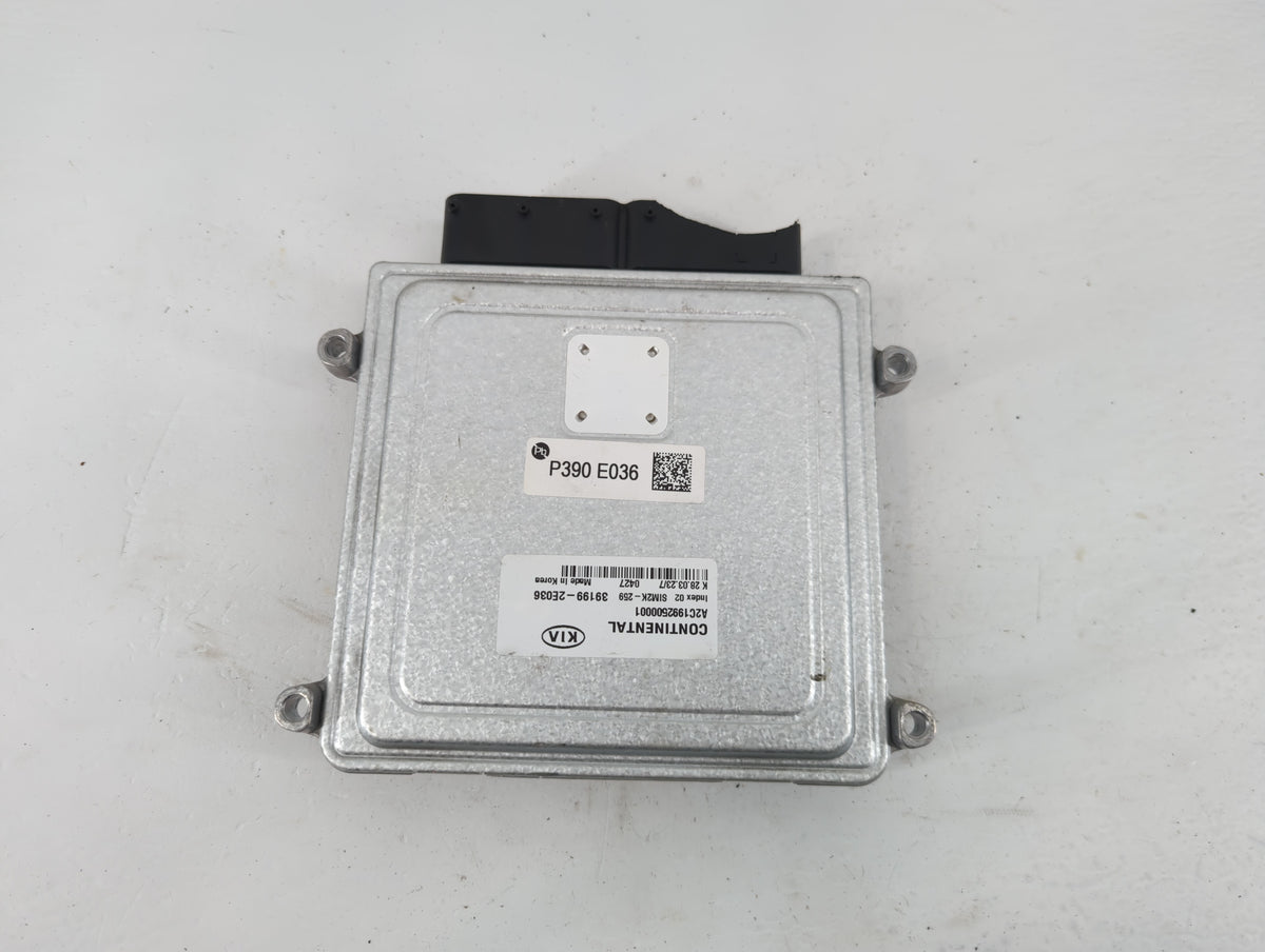 2019-2021 Kia Forte PCM Engine Control Computer ECU ECM PCU OEM P/N:39199-2E036 Fits 2019 2020 2021 OEM Used Auto Parts - Oe