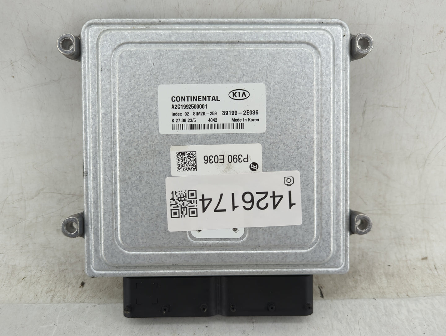 2019-2021 Kia Forte PCM Engine Control Computer ECU ECM PCU OEM P/N:A2C1992500001 39199-2E036, SIM2K-259 Fits Fits 2019 2020