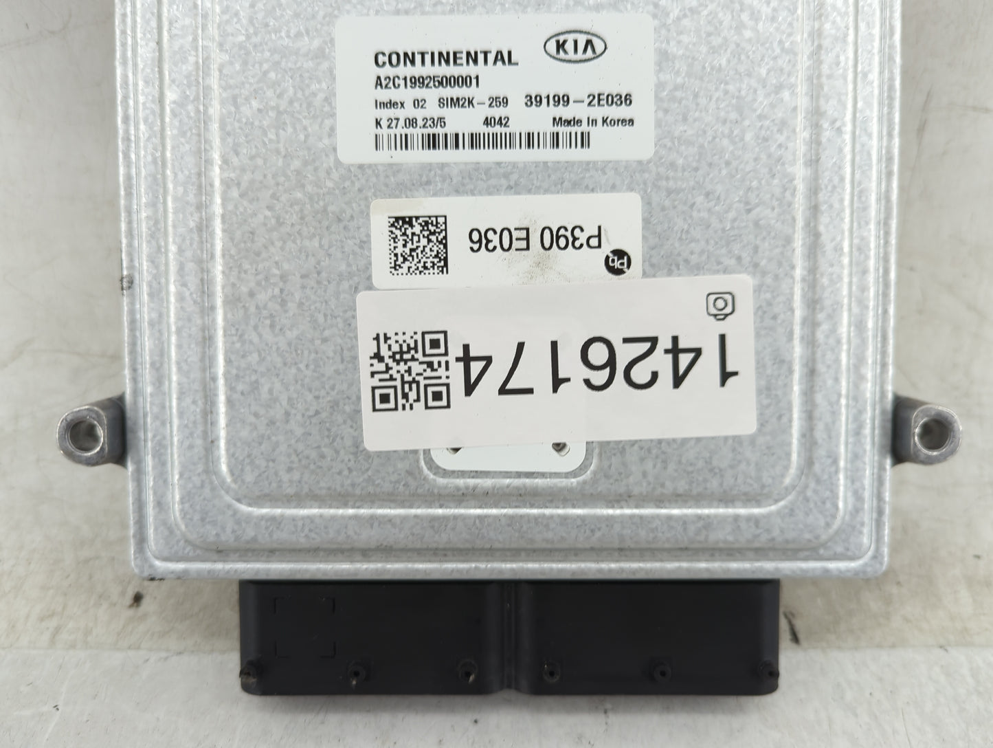 2019-2021 Kia Forte PCM Engine Control Computer ECU ECM PCU OEM P/N:A2C1992500001 39199-2E036, SIM2K-259 Fits Fits 2019 2020