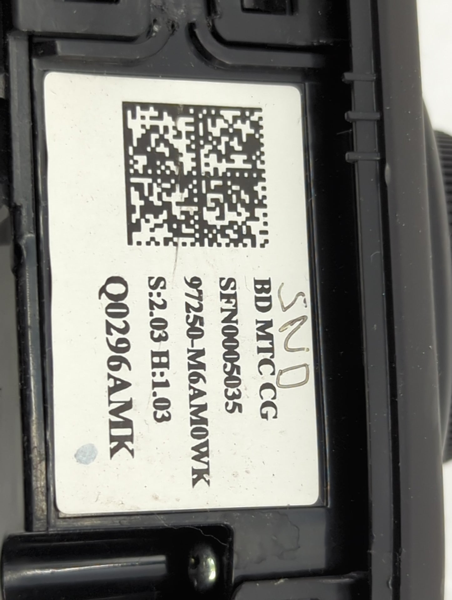 2022 Kia Forte Climate Control Module Temperature AC/Heater Replacement P/N:97250-M6AM0WK Fits OEM Used Auto Parts - Oemused