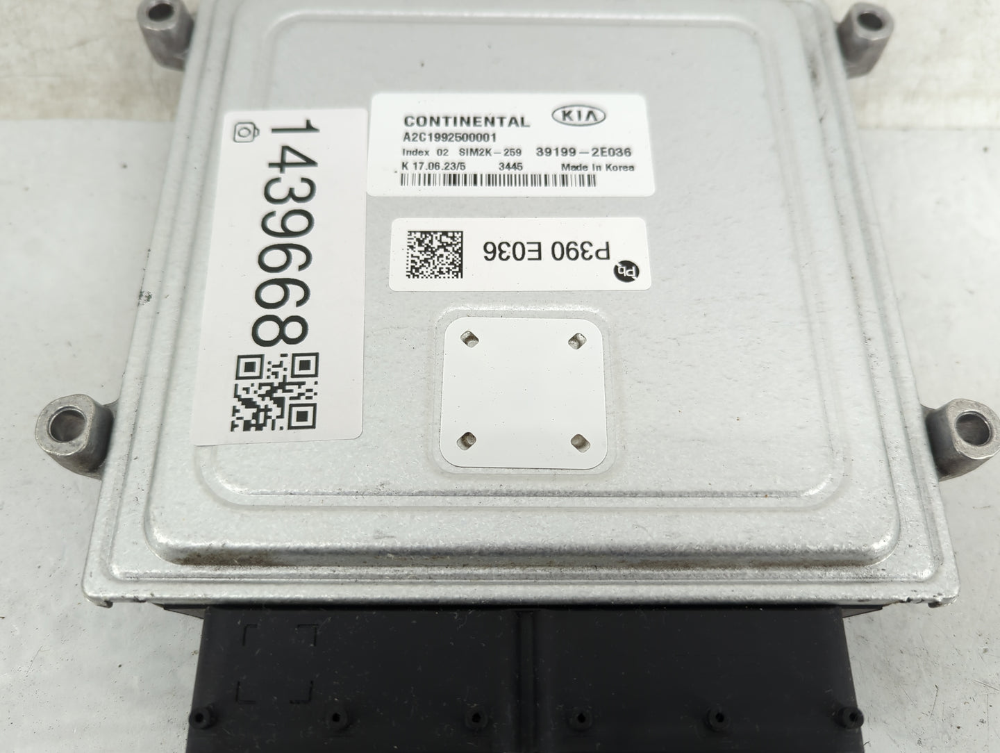 2019-2021 Kia Forte PCM Engine Control Computer ECU ECM PCU OEM P/N:A2C1992500001 39199-2E036, SIM2K-259 Fits Fits 2019 2020