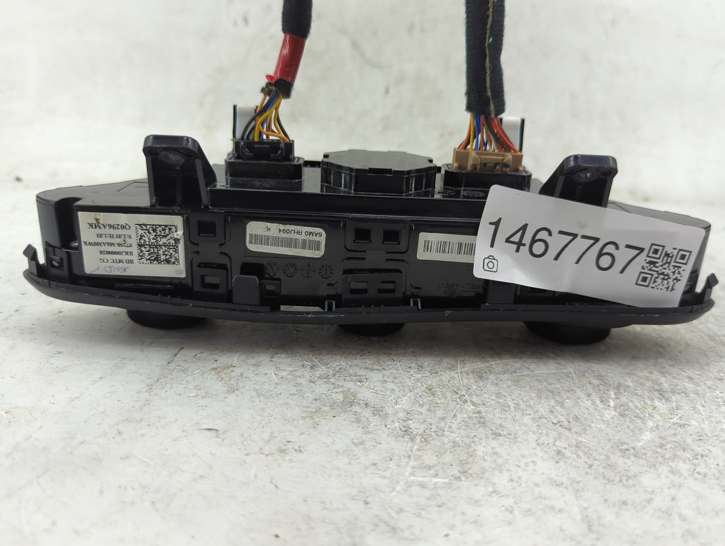 2022 Kia Forte Climate Control Module Temperature AC/Heater Replacement P/N:97250-M6AM0WK Fits OEM Used Auto Parts - Oemused