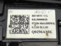 2022 Kia Forte Climate Control Module Temperature AC/Heater Replacement P/N:97250-M6AM0WK Fits OEM Used Auto Parts - Oemused