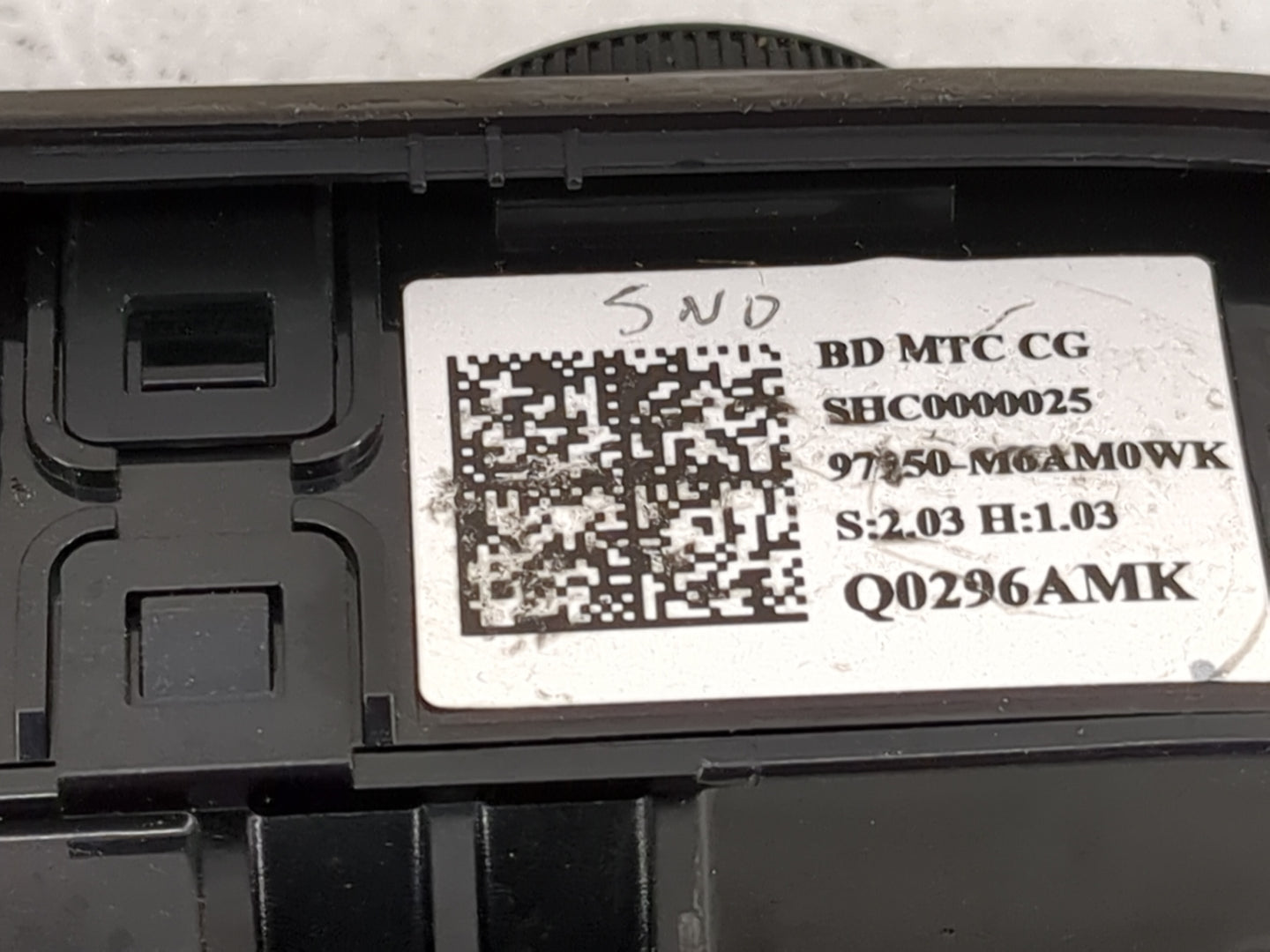 2022 Kia Forte Climate Control Module Temperature AC/Heater Replacement P/N:97250-M6AM0WK Q0296AMK, SHC0000025 Fits OEM Used