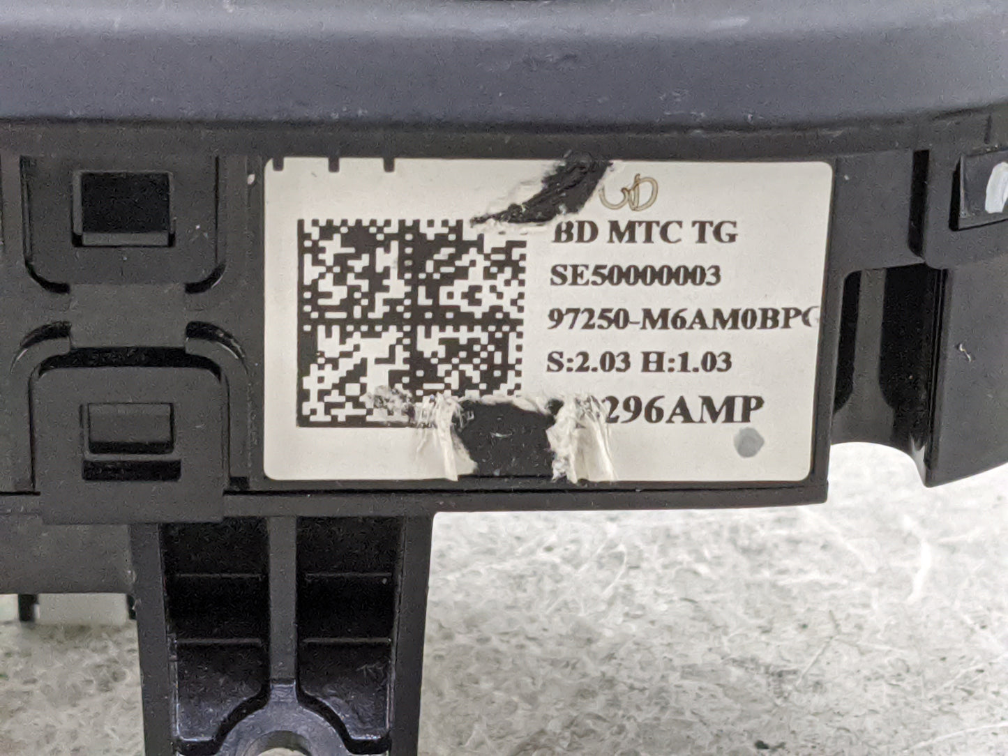 2022 Kia Forte Climate Control Module Temperature AC/Heater Replacement P/N:97250-M6AM0BPG 97250-M6XXX Fits OEM Used Auto Pa