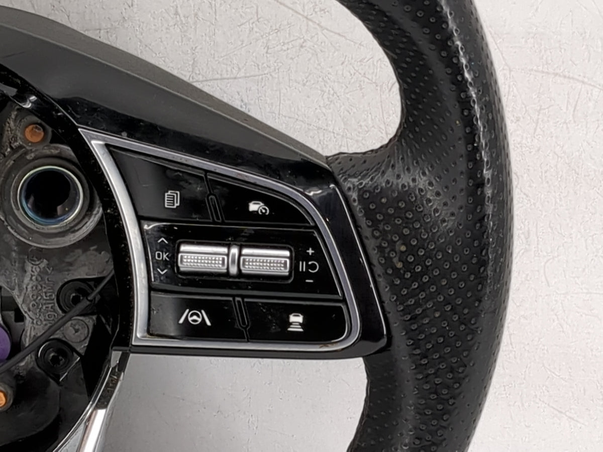 2022-2022 Kia Forte Steering Wheel Oem Black - Oemusedautoparts1.com