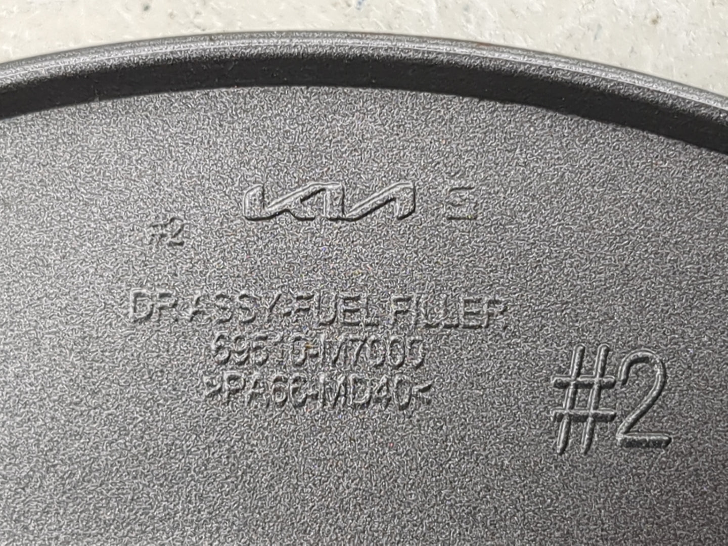 2023 Kia Forte Fuel Tank Door Lid Gas Tank Gray - Oemusedautoparts1.com