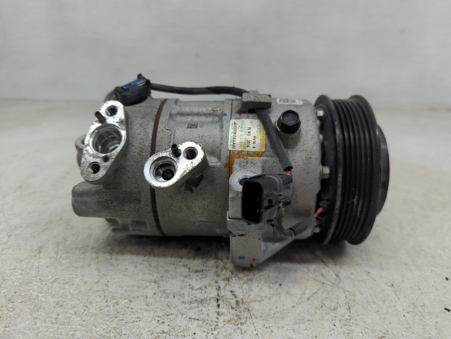 2021-2021 Kia K5 Air Conditioning A/c Ac Compressor Oem - Oemusedautoparts1.com