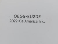 2023 Kia K5 Owners Manual Book Guide P/N:OEG5-EU2DE OEM Used Auto Parts - Oemusedautoparts1.com