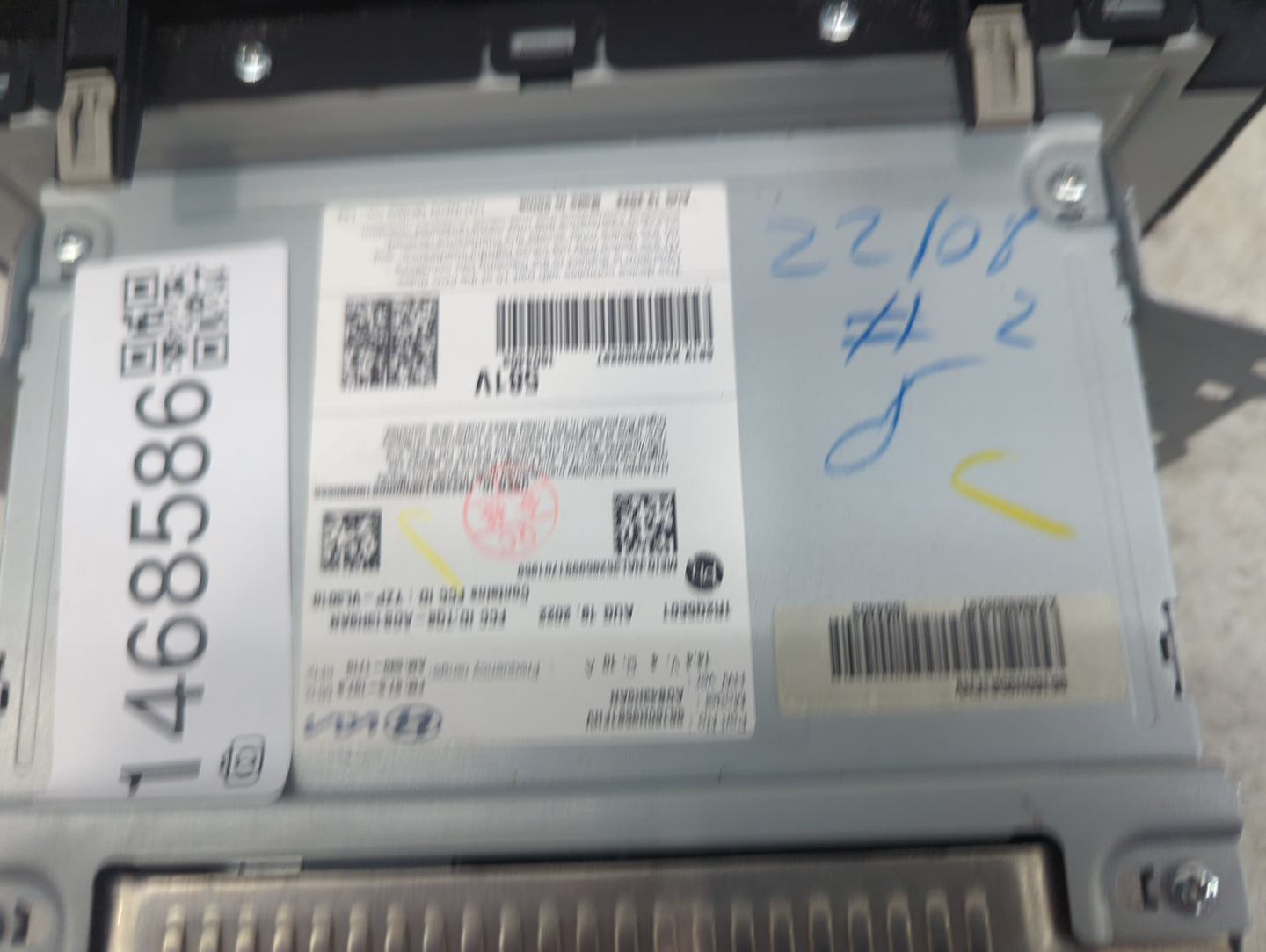 2023 Kia Rio Radio AM FM Cd Player Receiver Replacement P/N:96160H9571FHV A0961H9AN Fits OEM Used Auto Parts - Oemusedautopa