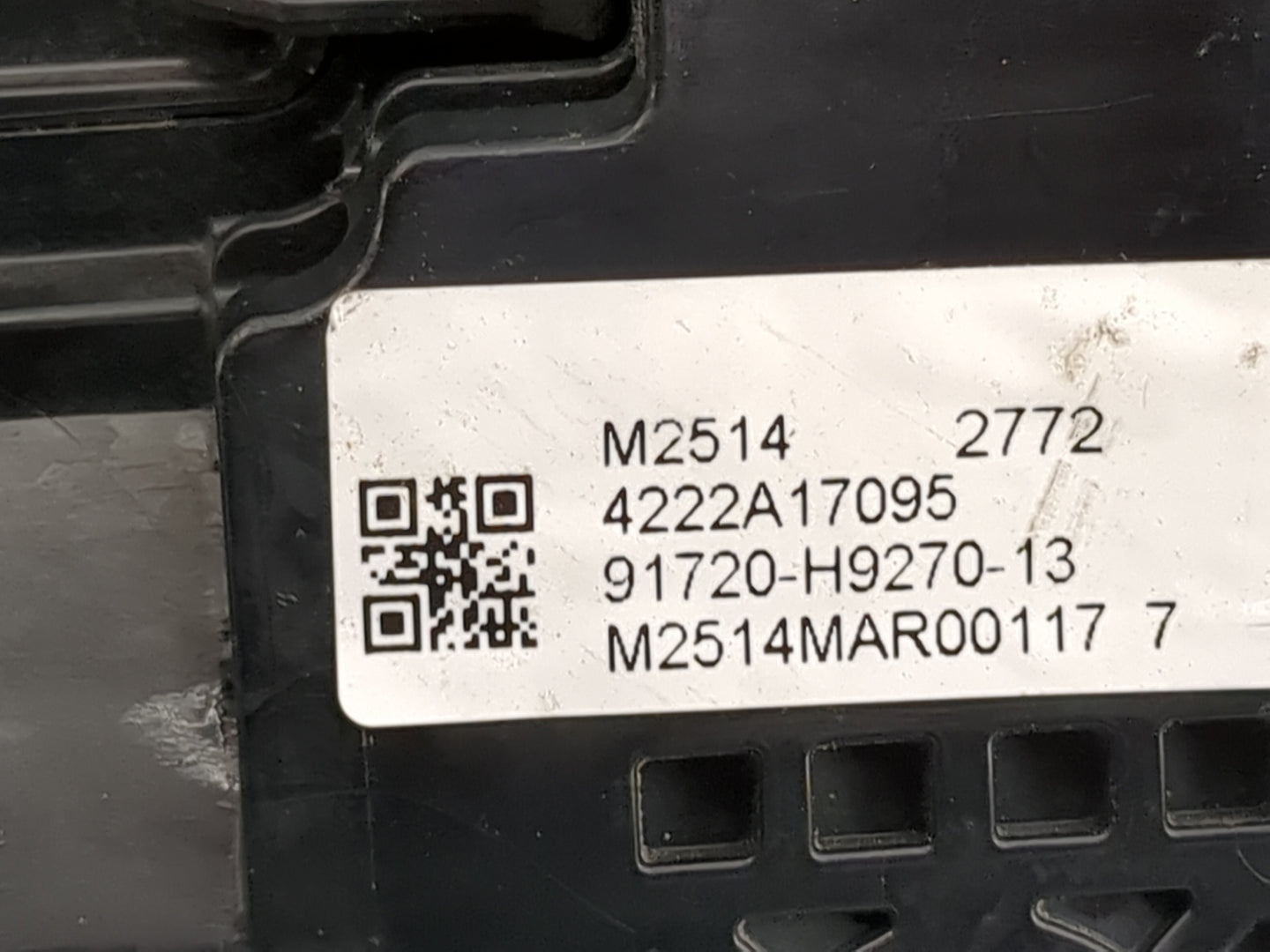 2020 Kia Rio Fusebox Fuse Box Panel Relay Module P/N:91720-H9270-13 4222A17095 Fits OEM Used Auto Parts - Oemusedautoparts1.