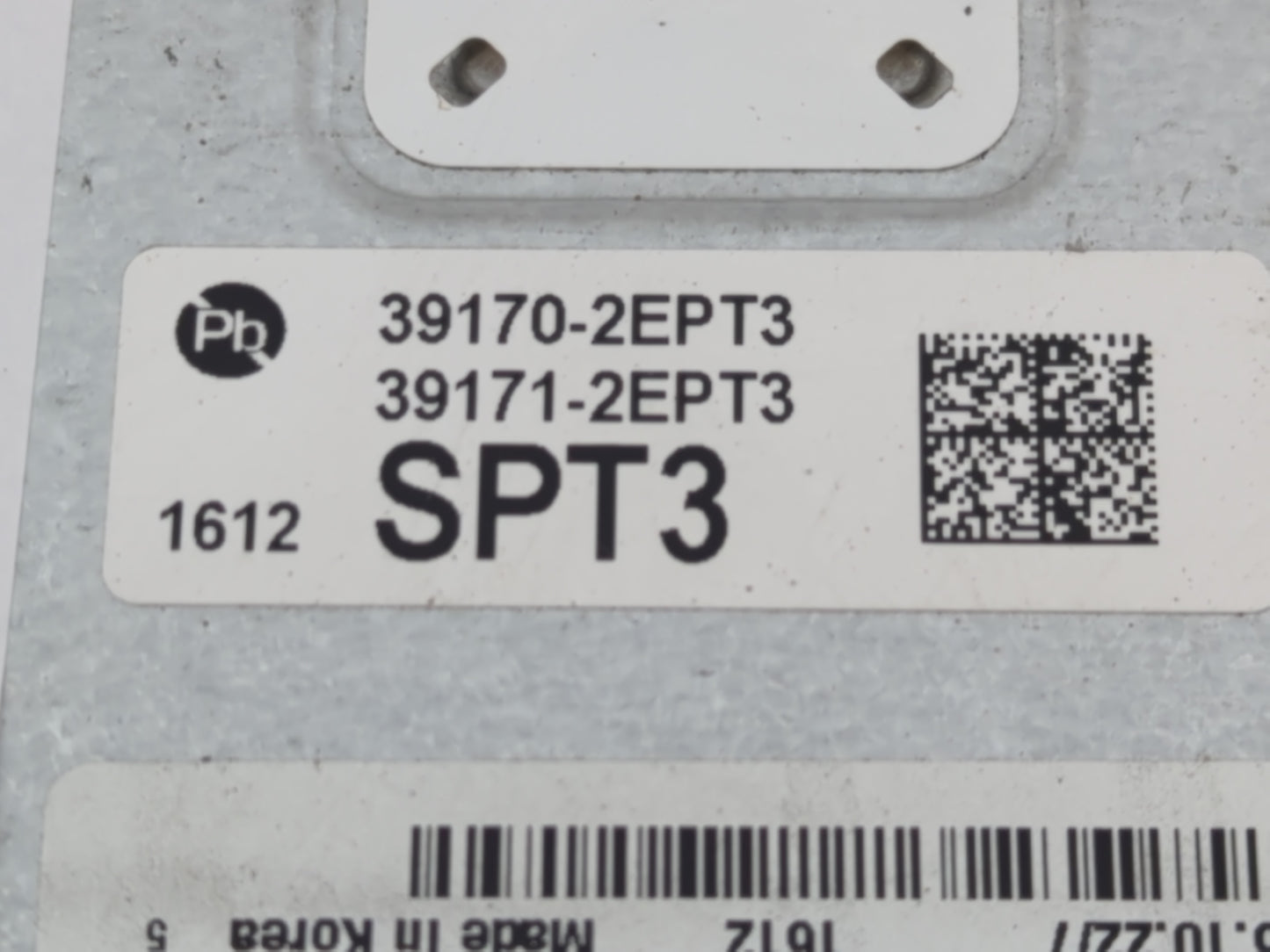 2023 Kia Seltos PCM Engine Control Computer ECU ECM PCU OEM P/N:39171-2EPT3 39170-2EPT3 Fits OEM Used Auto Parts - Oemusedau