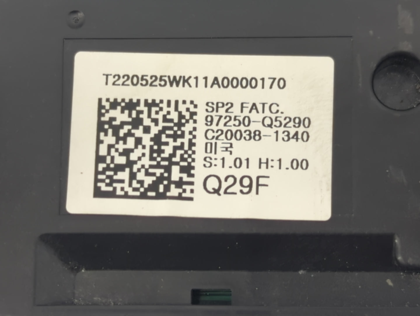 2021-2022 Kia Seltos Climate Control Module Temperature AC/Heater Replacement P/N:C20038-1340 97250-Q5290 Fits Fits 2021 202