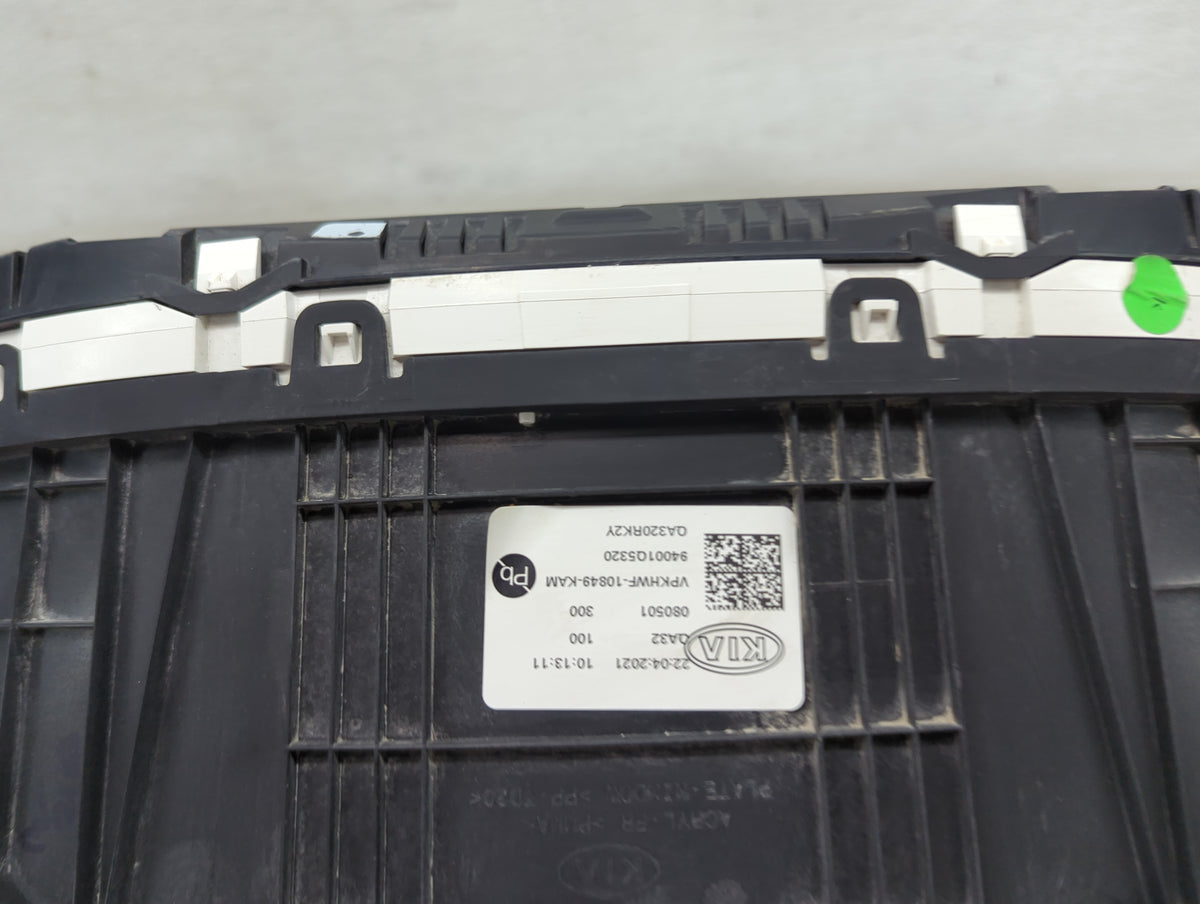 2022 Kia Seltos Instrument Cluster Speedometer Gauges P/N:94001Q5320 VPKHWF-10849-KAM Miles: Fits OEM Used Auto Parts - Oemu