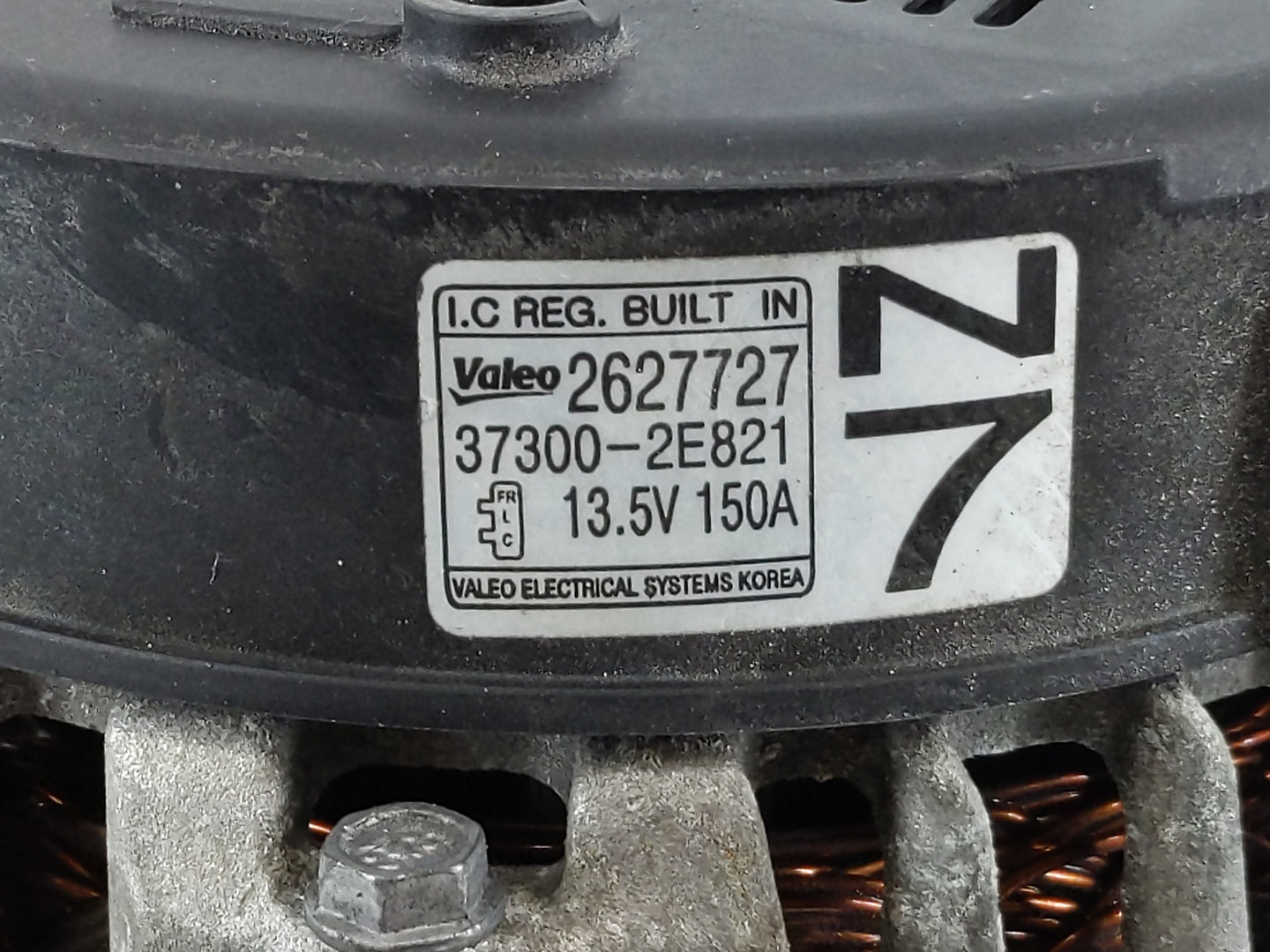 2020-2021 Kia Soul Alternator Replacement Generator Charging Assembly Engine OEM P/N:37300-2E821 Fits OEM Used Auto Parts - 