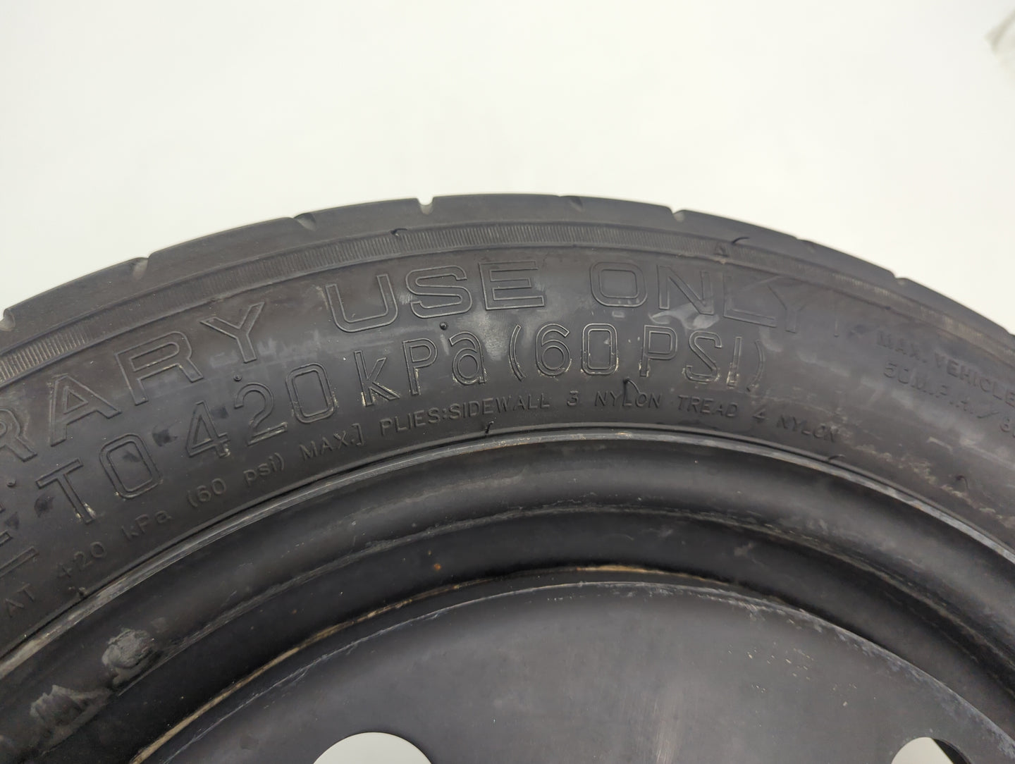 2023 Kia Soul Spare Donut Tire Wheel Rim Oem - Oemusedautoparts1.com
