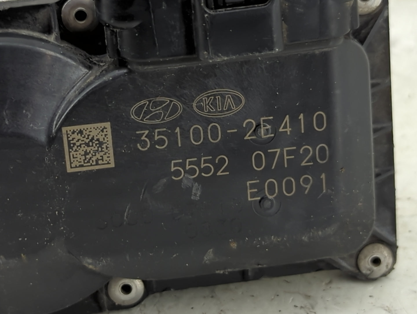 2020-2021 Kia Soul Throttle Body P/N:35100-2E410 5552 07F20 Fits Fits 2020 2021 2022 OEM Used Auto Parts - Oemusedautoparts1