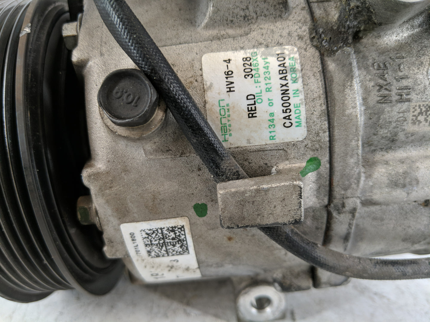 Kia Sportage Air Conditioning A/c Ac Compressor Oem - Oemusedautoparts1.com