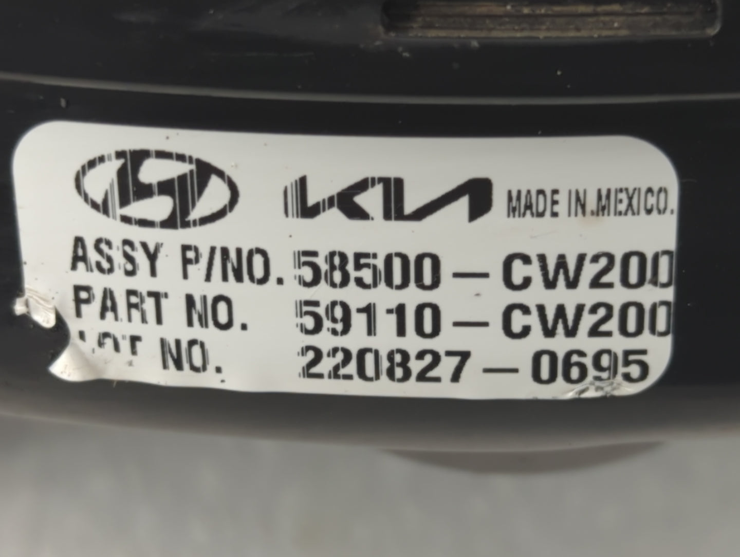 Kia Sportage Power Brake Booster Oem - Oemusedautoparts1.com