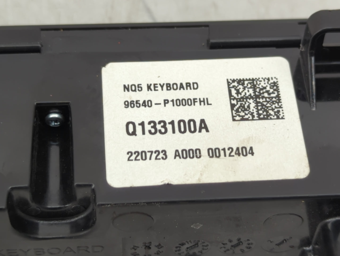 2023 Kia Sportage Climate Control Module Temperature AC/Heater Replacement P/N:96540-P1000FHL Fits OEM Used Auto Parts - Oem