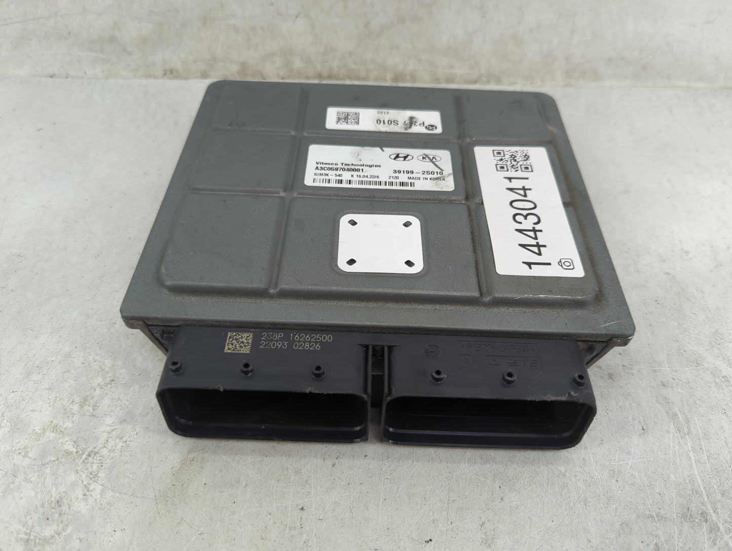 2023 Kia Sportage PCM Engine Control Computer ECU ECM PCU OEM P/N:39199-2S010 A3C0597040001, SIM3K-540 Fits OEM Used Auto Pa